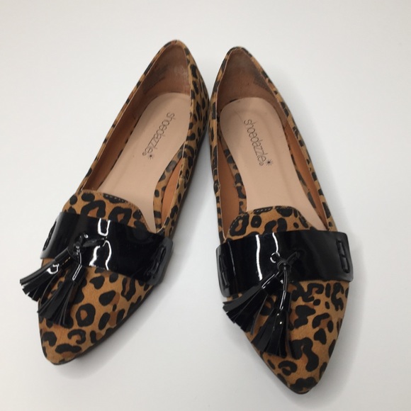 Shoe Dazzle Shoes - Shoedazzle leopard print loafter sz 6 4/25